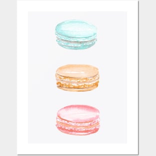 Colorful Macaroons Macarons Posters and Art